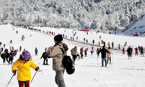 河南王屋山室外滑雪場