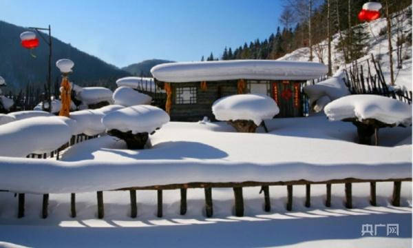 大慶連環湖雪地溫泉