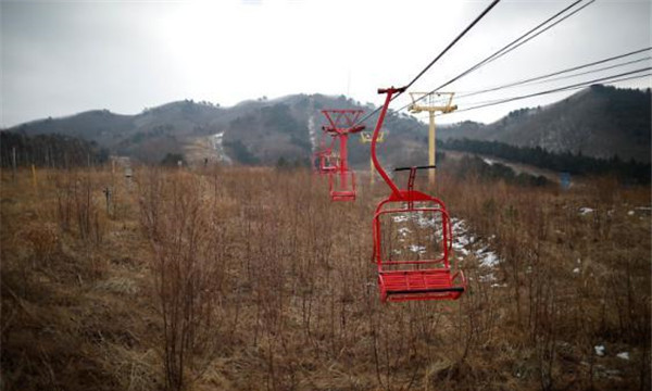 滑雪場纜車