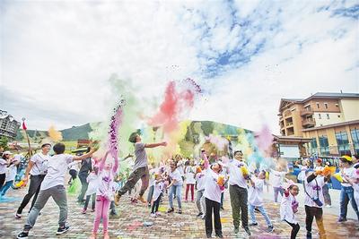  2019年夏季，崇禮區太舞滑雪場親子游活動受熱捧。