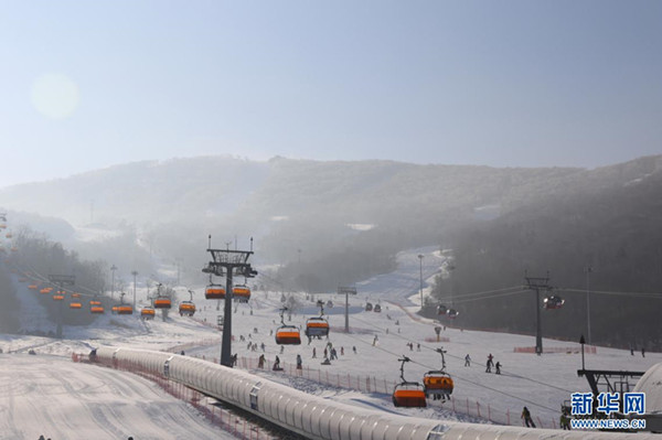 吉林萬科松花湖滑雪場雪道面積位居全國第一位