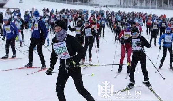 中國·哈爾濱（芬蘭蒂亞）滑雪馬拉松資料片。