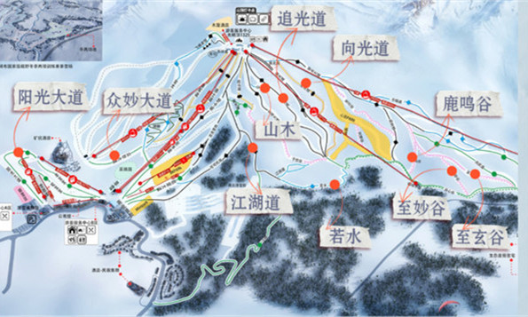 將軍山滑雪場2022-2023雪季共新建雪道10條